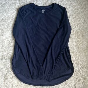 Worn Once - Old Navy Blue Long Sleeve Relaxed Active Tee